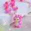 Pink penguin hard plastic bracelet custom charm bracelet beautiful girl necklace