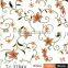 TJ-3784 Transparent emboossed tablecloth with golden & silver