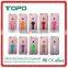 360 degree Round plastic bracket Transparent tpu back cover cell Phone accessory case For apple iphone 6 6S plus