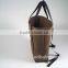Hot Sell Vintage Waxed Canvas Tote Bag real leather handbag with Backpack Straps(YX-Z114)