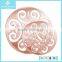 High Quality New Custom Love Knots Rose Gold Coin Pendant