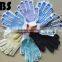 BSSAFETY 10 or 13 gauge cotton yarn knitting with pvc dotted gloves