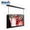 Hot sell black double side indoor hanged-LCD touch screen advertising display