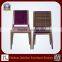 Purple velvet dining chair woodlook metal dining chair