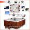 Europe Style Computer Control 68 pcs Jets Pop UP TV outdoor spa / pool hot tub combo