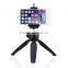 Universal Adjustable Desk Mount , Mini Tripod + Clip Holder For Mobile Phones