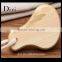 New Design Comma Shape Petals Hair wooden Handle Face Brush cleansing