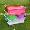 Taizhou manufacture plastic rectangle flower plant pots wholesale