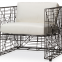 Lounge Chair  Steel Frame Taiwan Axvision 158 Series Waterproof Fabric 10cm Seat/Back Cushion