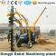 Wheeled type hydraulic digging machine pile driver with CE approved