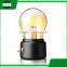 children plastic antique mini bulb shape usb charge led night lamp light