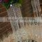 wedding tall flower vase/crystal flower vase/ crystal trumpet vase