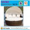 Wholesale Garden Wicker Furniture Rattan Outdoor Lounge Bed