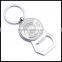 Personalized factory price metal engraved calendar menology keychains supplier