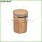 Hot Sale Bamboo Airtight Metal Food Storage Jar/Canister With Bamboo Lid/Homex_Factory