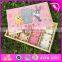 2016 New products children educational toy wooden card puzzle games W14C073