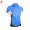 China Manufacture Custom Made Sublimation polo shirt,Sky blue/Cyan customized