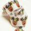 wholesale polyester satin printed /grosgrain ribbon with custom logo