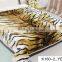 super soft leopard design embroidery mink blanket