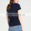 MGOO China Supplier Custom Sequin Embroidered T Shirts Women Soft Cotton Short Sleeves T Shirt