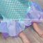 Baby frock designs Girls Party Wear dresses halloween tulle ruffle mermaid outfit kids clothes