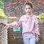 S17589A Girls shirt fashion cotton stripes blouses