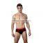 Vogue men underwear boxers shorts cotton luxury brand design cuecas boxer golden tight waistband men truck quality underpants