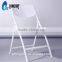 LS-4042 Hot Sale White Plastic Wedding Folding Chair Cheap Plastic Wedding Banquet Rental Folding Chair