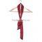 Polyester Multifunction Skinny Scarf Wine Red Choker