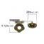 Iron Based Alloy Case Locks Antique Bronze Pattern Carved 4.1cm x3.3cm 28mm x15mm