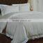 4 pieces plain dyed silk cotton satin jacquard embroidery bed sheet set