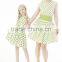 clothes for mother and daughter belt dot print short woman casual dress