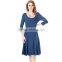 New fashion european style soft new floral dresses