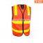 Road safety jackets with PVC reflective tape