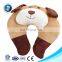 Funny promotional plush squirrel u shape baby neck pillow cute soft plush airline pillow