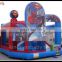 Inflatable superman theme castle, inflatable bouncy castle, air trampoline