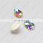 DZ-1065 drop sew on flat back glass stones for garment accessories
