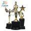 High Quqlity OSCAR 3D person shape zinc alloy sports custom finisher medal wholesale trophy