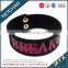 2D Design Soft PVC Wristband Bracelet