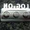 3d Nameplate for office man, metal name tag with magnet on back