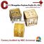 Custom factory price RPG game dice sets in bronze material