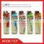 8.0cm transparent disposable stone flint lighter