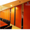 Soundproof acoustic dividing wall Hanging style melamine board Operate partition walls folding foldable hotel walls room partition