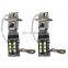 2pcs HID White 6000K LED H3 15W High Power 2835 Fog Driving DRL Light Bulb 12V