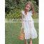 Girls' Dress 2020 Summer Cotton Ruffles Hollow Vest Clothes Dress
