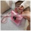 2020 summer Satchel Lady transparent Crossbody Bag Jelly Bag pvc women girls  clear purses good quality cheap