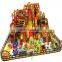 Amusement 1000 SQM Kids Indoor Play Center Children Soft Indoor Playground Equipment with Volcano, large Slide, Soft Plays