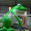 Commercial Use Advertising Inflatable Green Frog Mascot with Logo Printing for Business Display