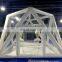 Custom Air Sealed transparent clear tent frame inflatable family glamping tent