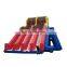 4 Lanes Giant Adult Water Slip n Slides Beach Used Extra Long Inflatable Slip and Slide With Pool